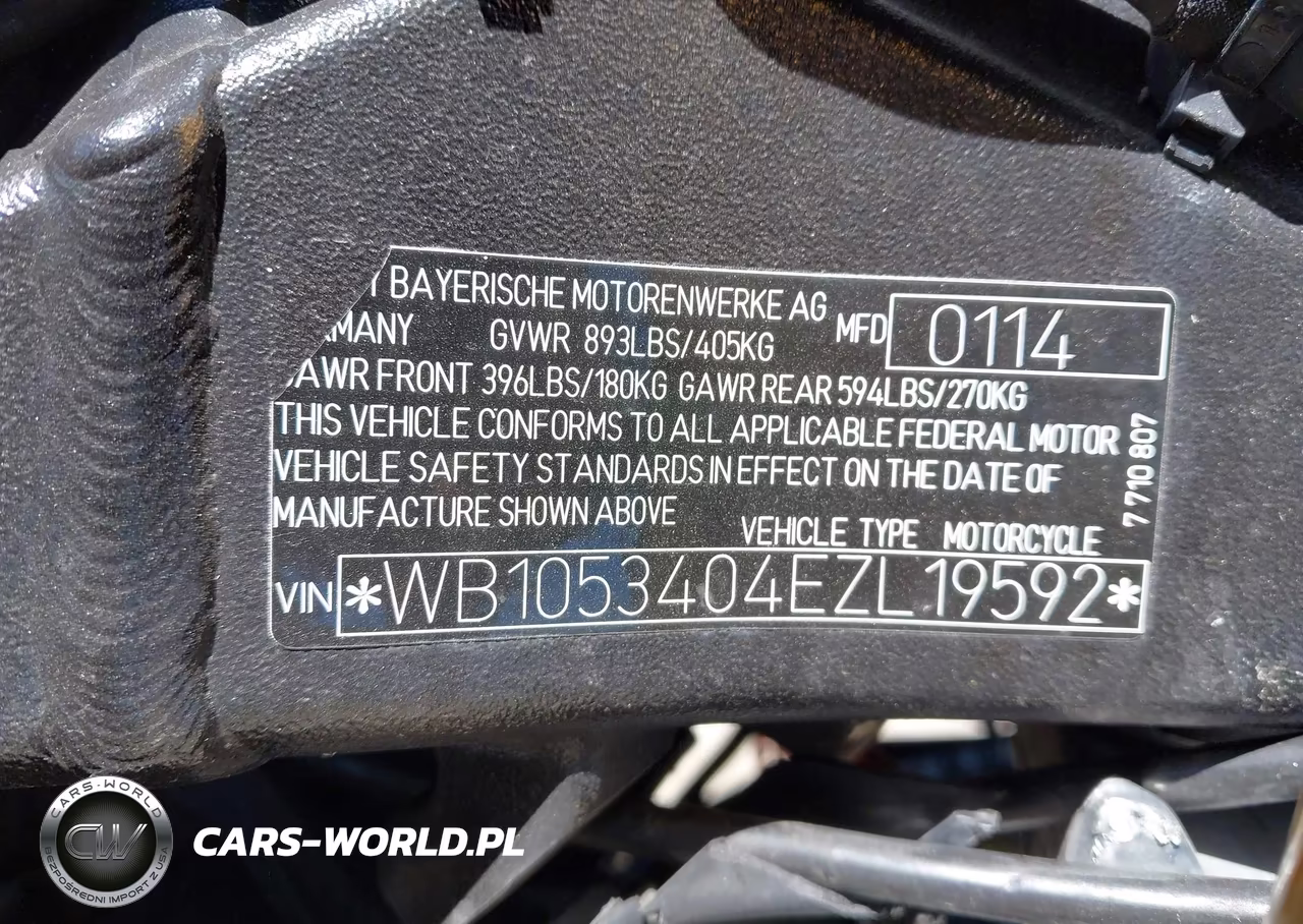 2014 BMW S 1000 Rr VIN:WB1053404EZL19592 - 10