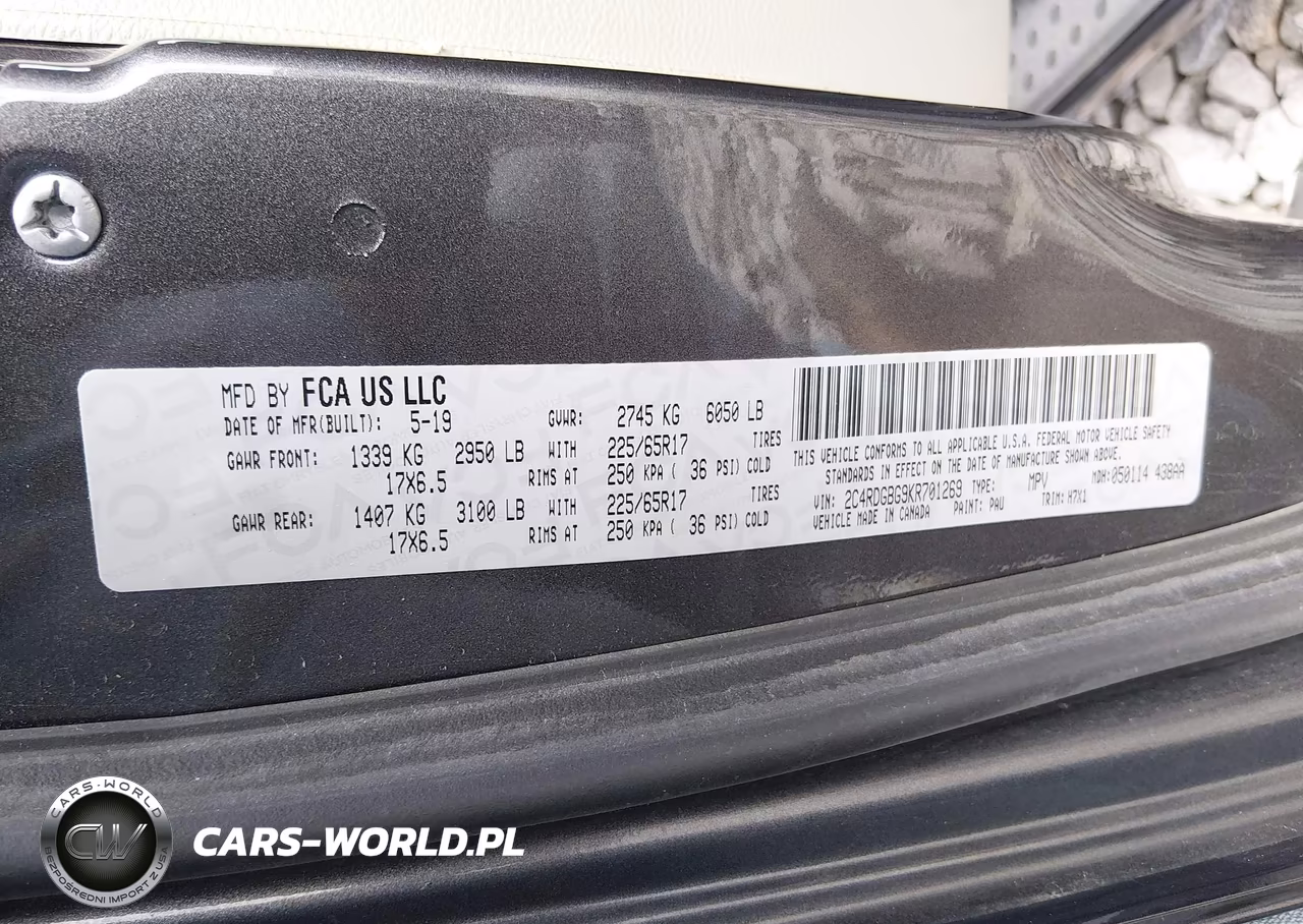 2019 Dodge Grand Caravan Se VIN:2C4RDGBG9KR701269 - 9