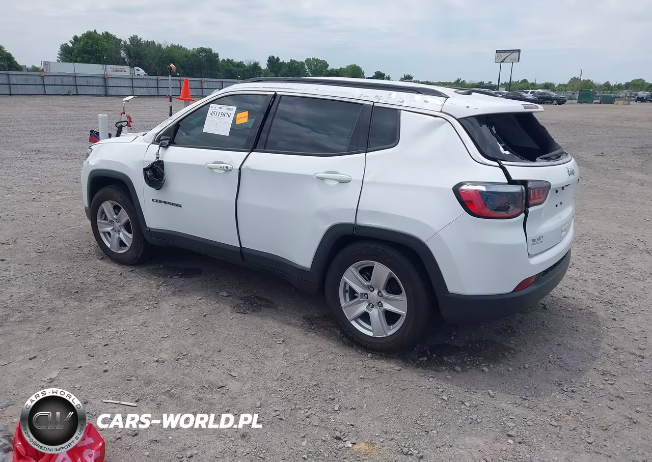2022 Jeep Compass Latitude Fwd VIN:3C4NJCBB1NT238212 - 3