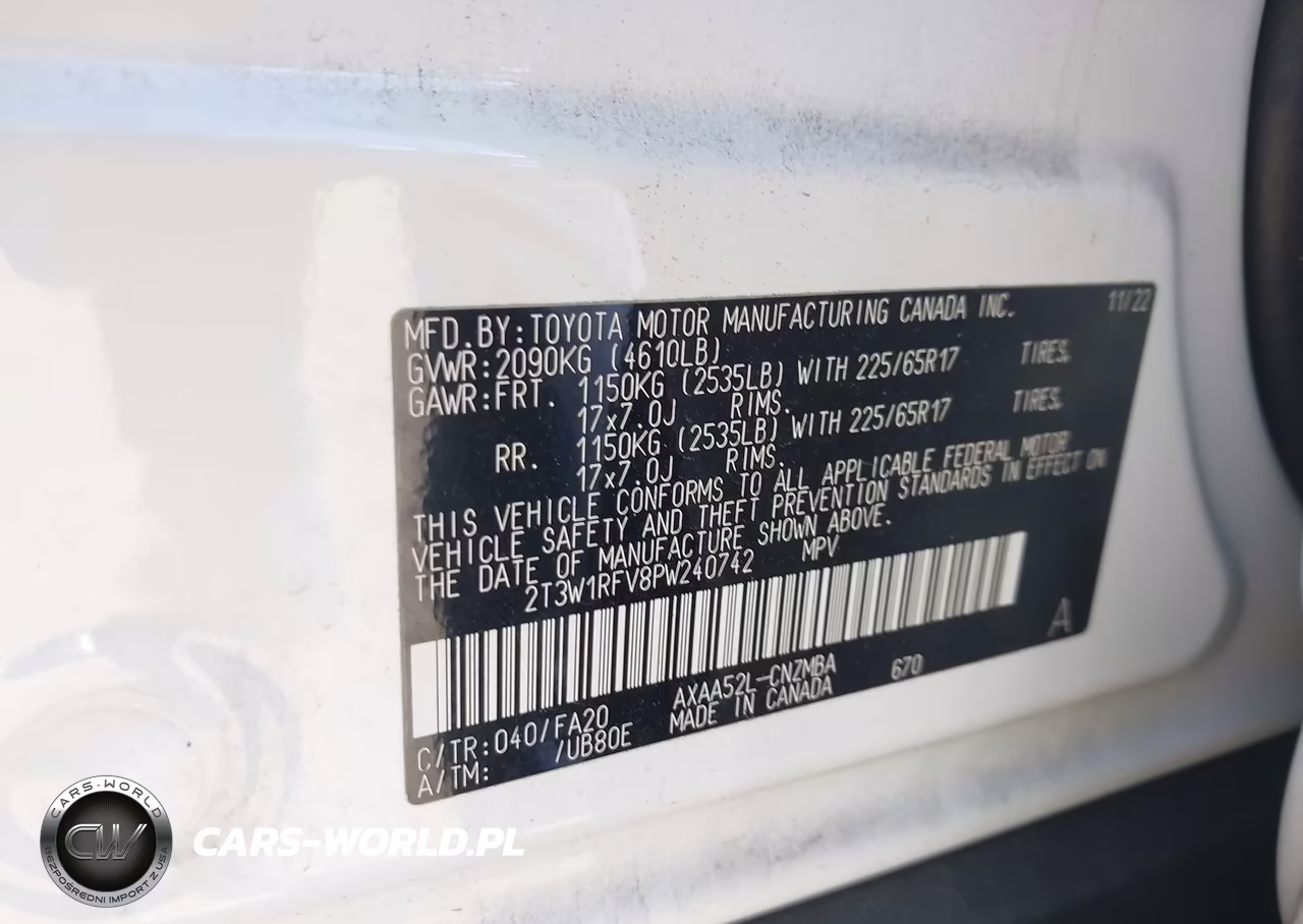 2023 Toyota Rav4 Xle VIN:2T3W1RFV8PW240742 - 9