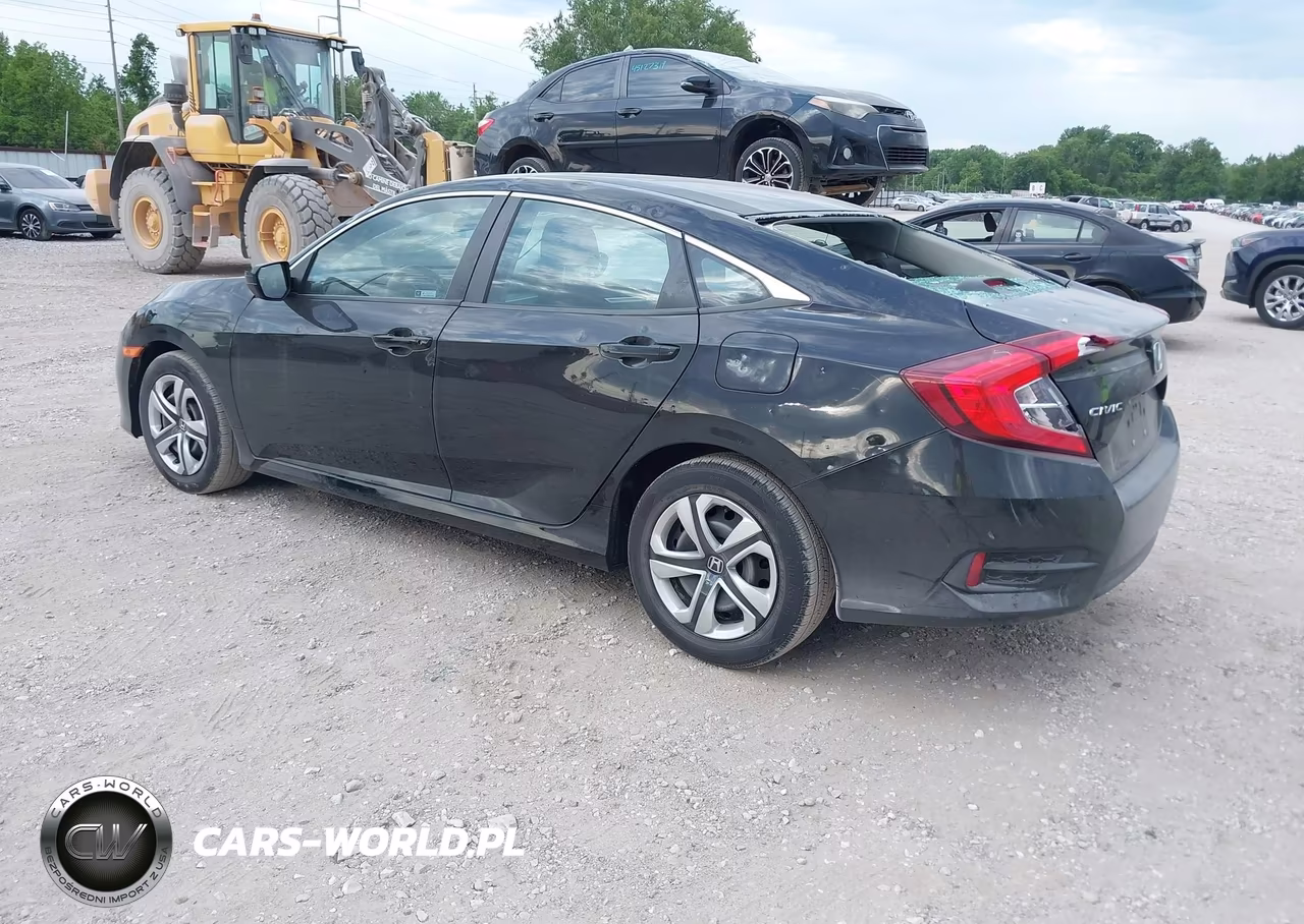 2018 Honda Civic Lx VIN:2HGFC2F59JH593565 - 3