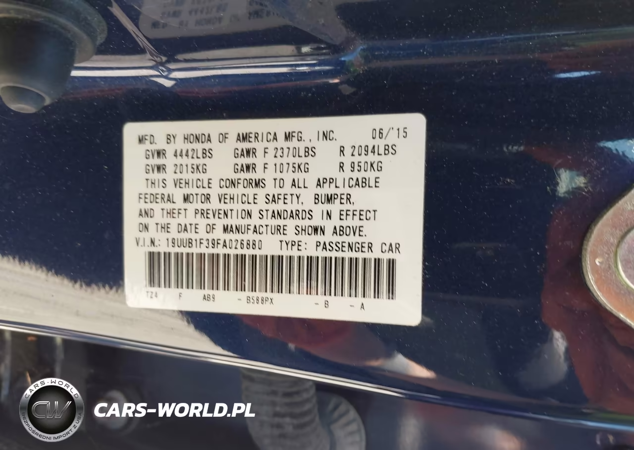 2015 Acura Tlx VIN:19UUB1F39FA026880 - 9