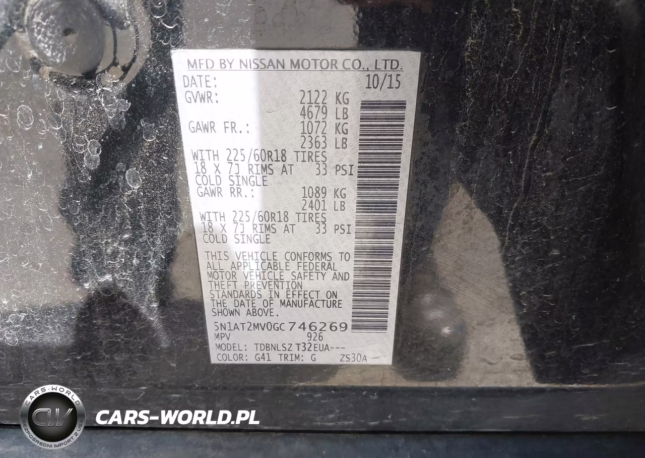 2016 Nissan Rogue Sl VIN:5N1AT2MV0GC746269 - 9