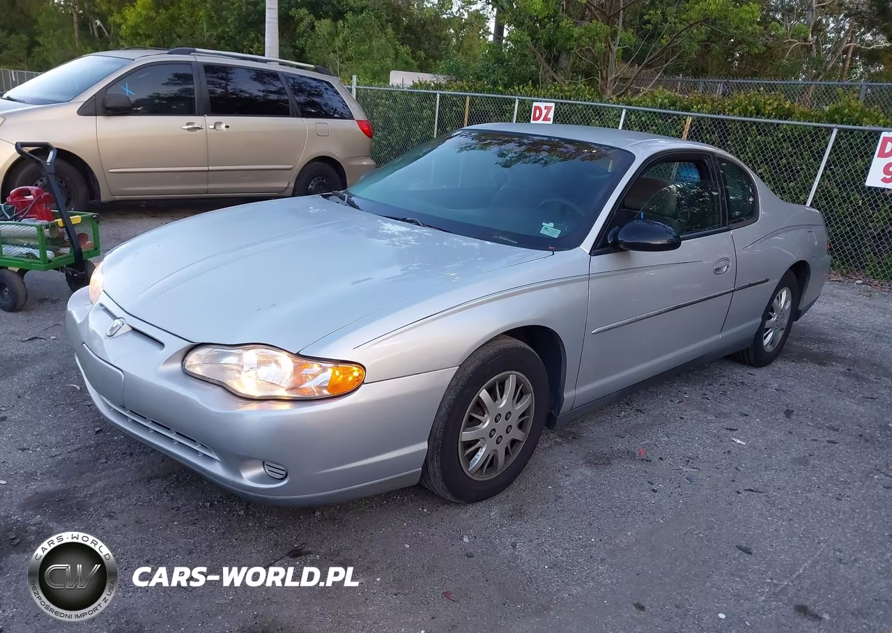 2003 Chevrolet Monte Carlo Ls VIN:2G1WW12E039318341 - 2