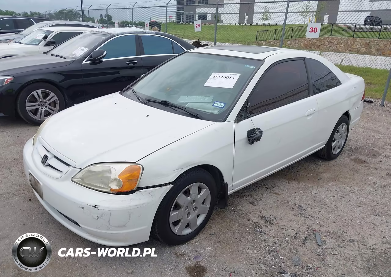 2001 Honda Civic Ex VIN:1HGEM22931L121138 - 2