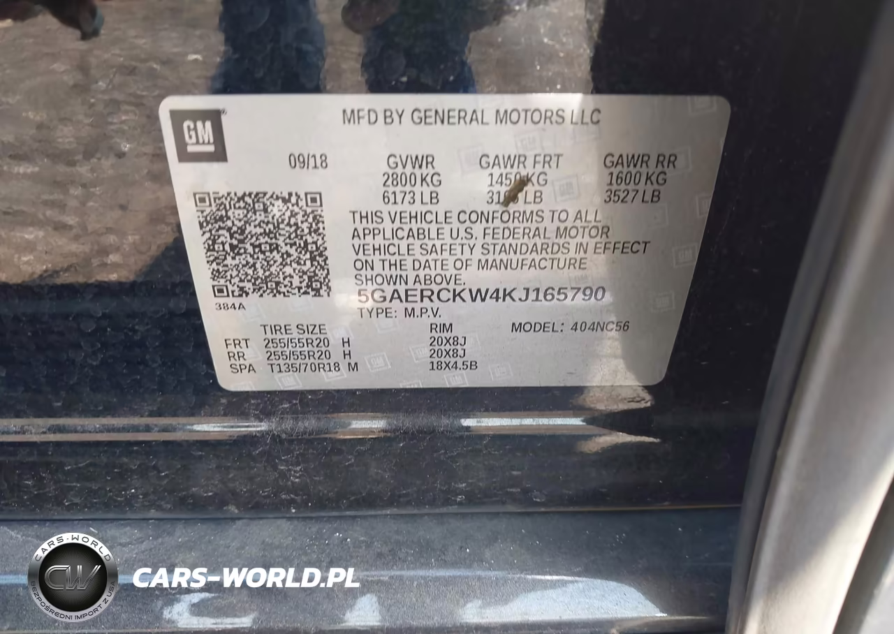 2019 Buick Enclave Fwd Premium VIN:5GAERCKW4KJ165790 - 9