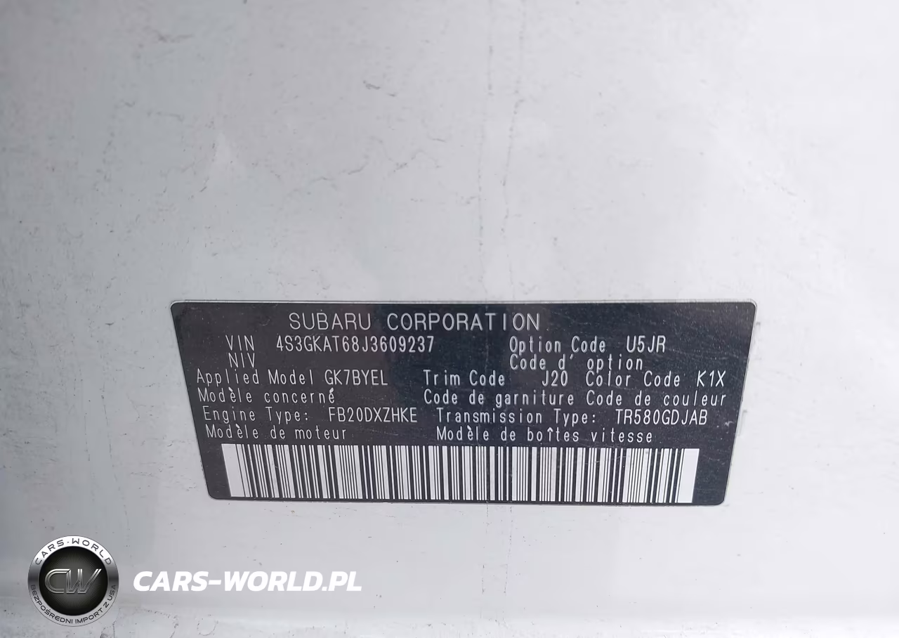 2018 Subaru Impreza 2.0I Limited VIN:4S3GKAT68J3609237 - 9