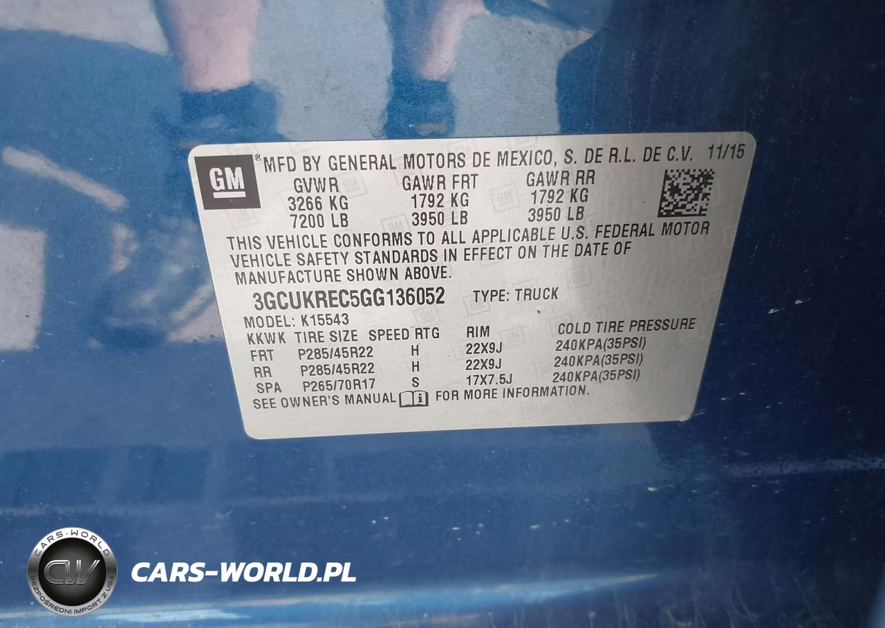 2016 Chevrolet Silverado 1500 1Lt VIN:3GCUKREC5GG136052 - 9