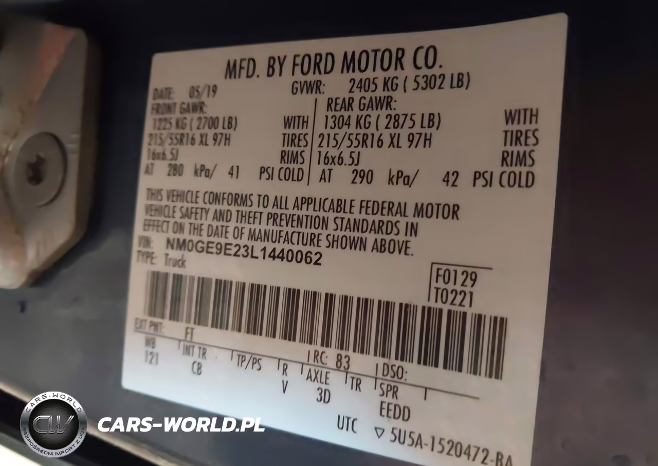 2020 Ford Transit Connect Xl Passenger VIN:NM0GE9E23L1440062 - 9
