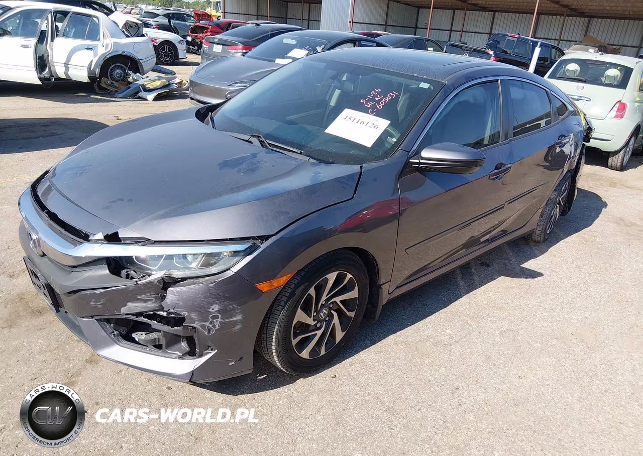 2017 Honda Civic Ex VIN:19XFC2F70HE027381 - 2