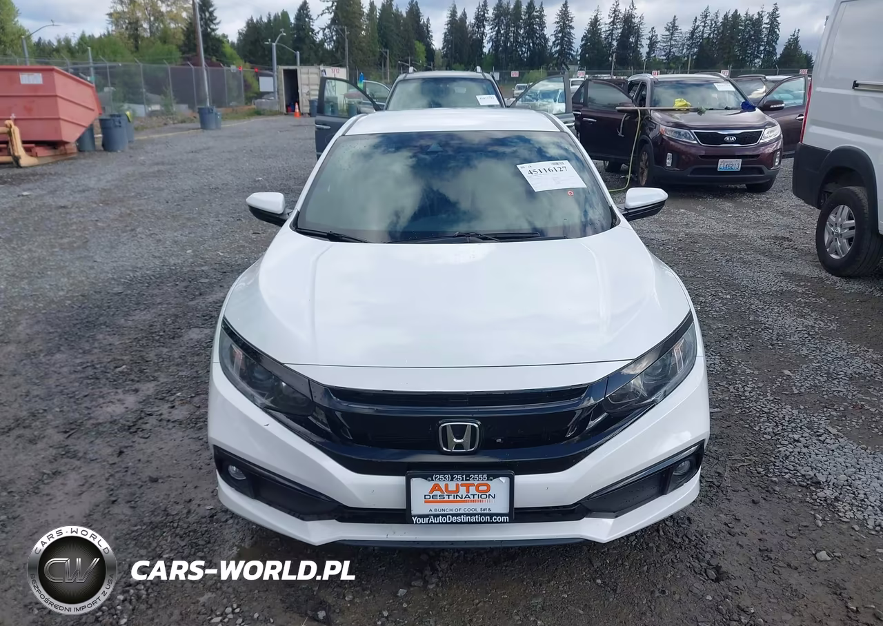 2020 Honda Civic Sport VIN:19XFC2E80LE013127 - 12