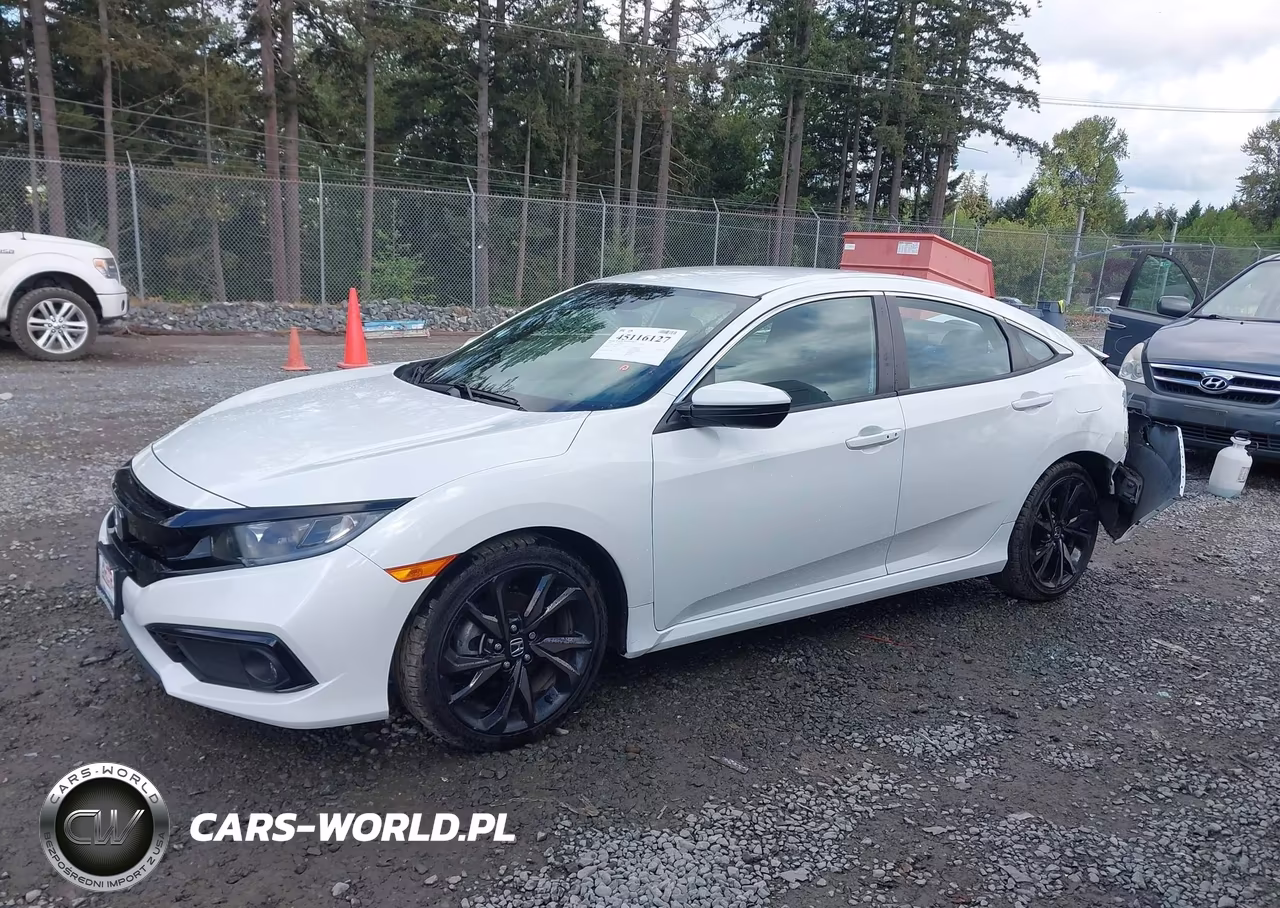 2020 Honda Civic Sport VIN:19XFC2E80LE013127 - 14