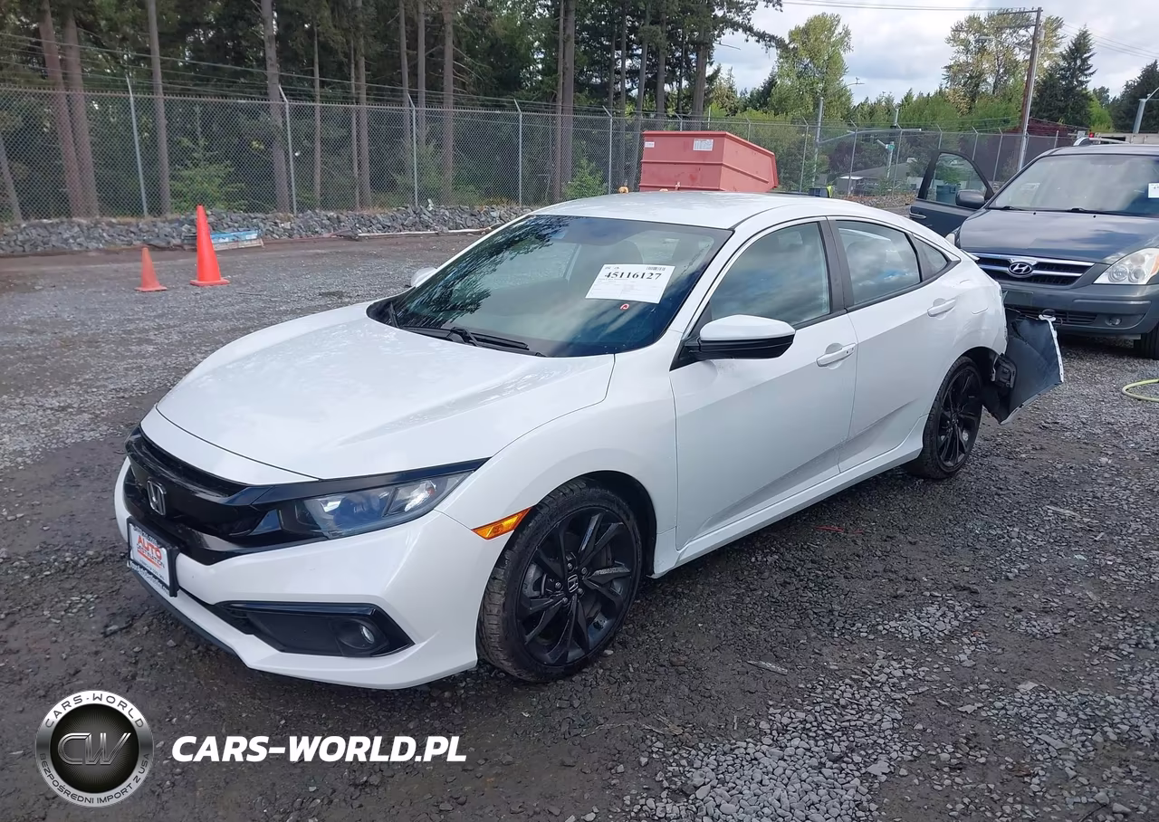 2020 Honda Civic Sport VIN:19XFC2E80LE013127 - 2