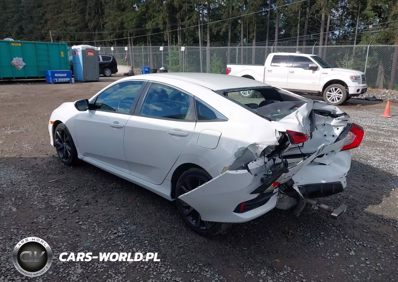 2020 Honda Civic Sport VIN:19XFC2E80LE013127 - 3