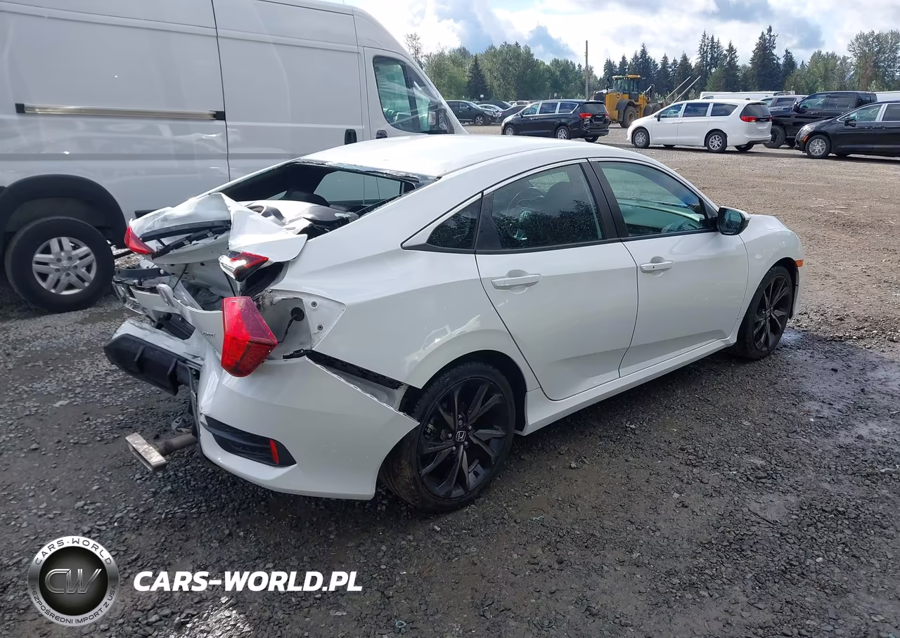 2020 Honda Civic Sport VIN:19XFC2E80LE013127 - 4