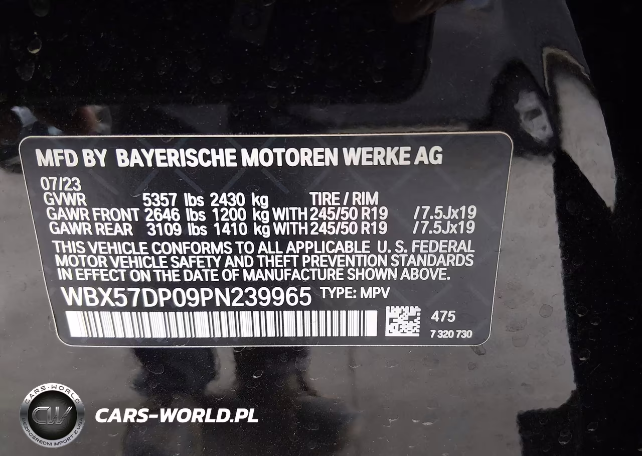 2023 BMW X3 xDrive30I VIN:WBX57DP09PN239965 - 9