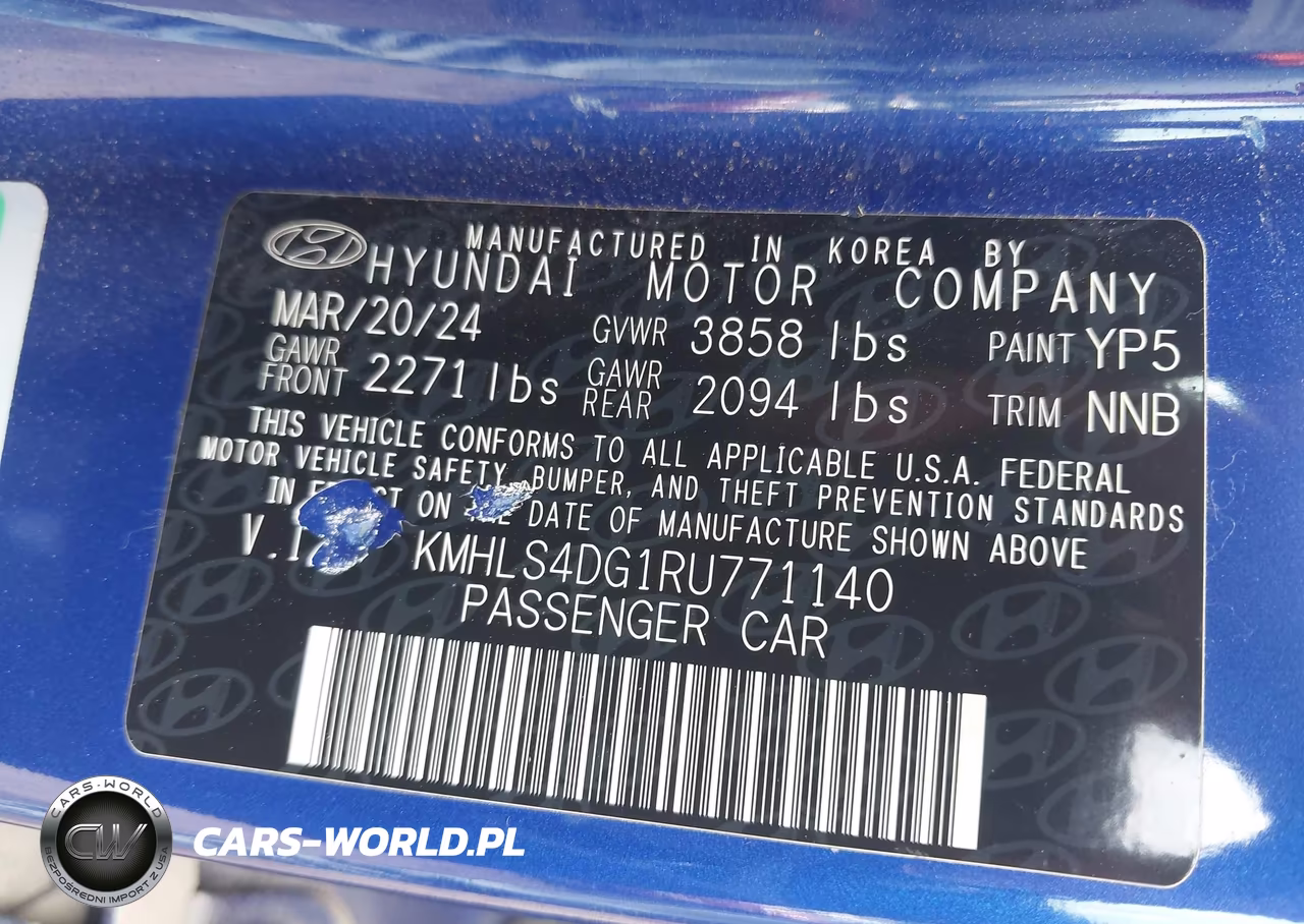 2024 Hyundai Elantra Sel VIN:KMHLS4DG1RU771140 - 9