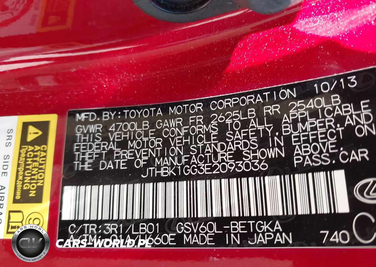 2014 Lexus Es 350 VIN:JTHBK1GG3E2093036 - 9