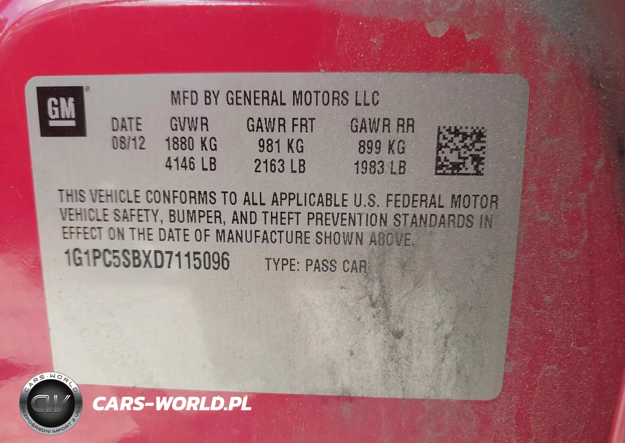 2013 Chevrolet Cruze 1Lt Auto VIN:1G1PC5SBXD7115096 - 9