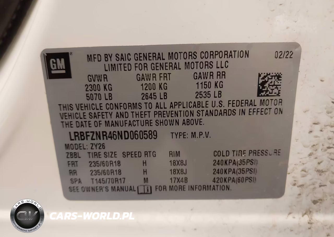 2022 Buick Envision Fwd Essence VIN:LRBFZNR46ND060589 - 9