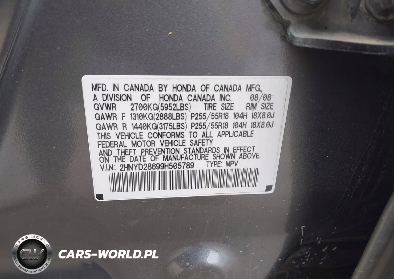 2009 Acura Mdx Technology Package VIN:2HNYD28699H505789 - 9