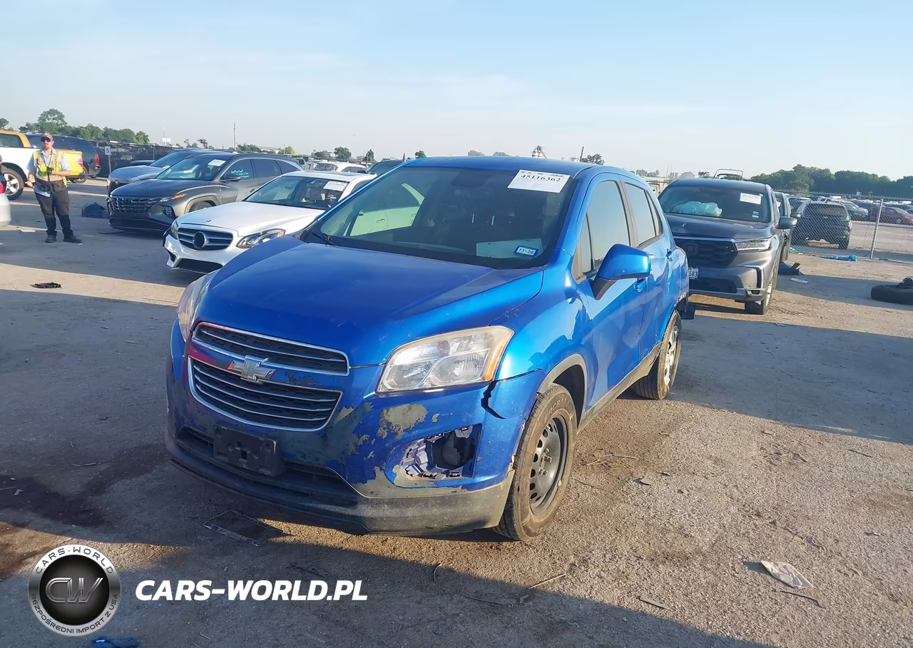 2016 Chevrolet Trax 1Ls VIN:KL7CJKSB8GB762198 - 2