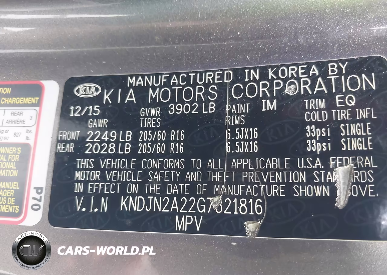 2016 Kia Soul VIN:KNDJN2A22G7321816 - 9