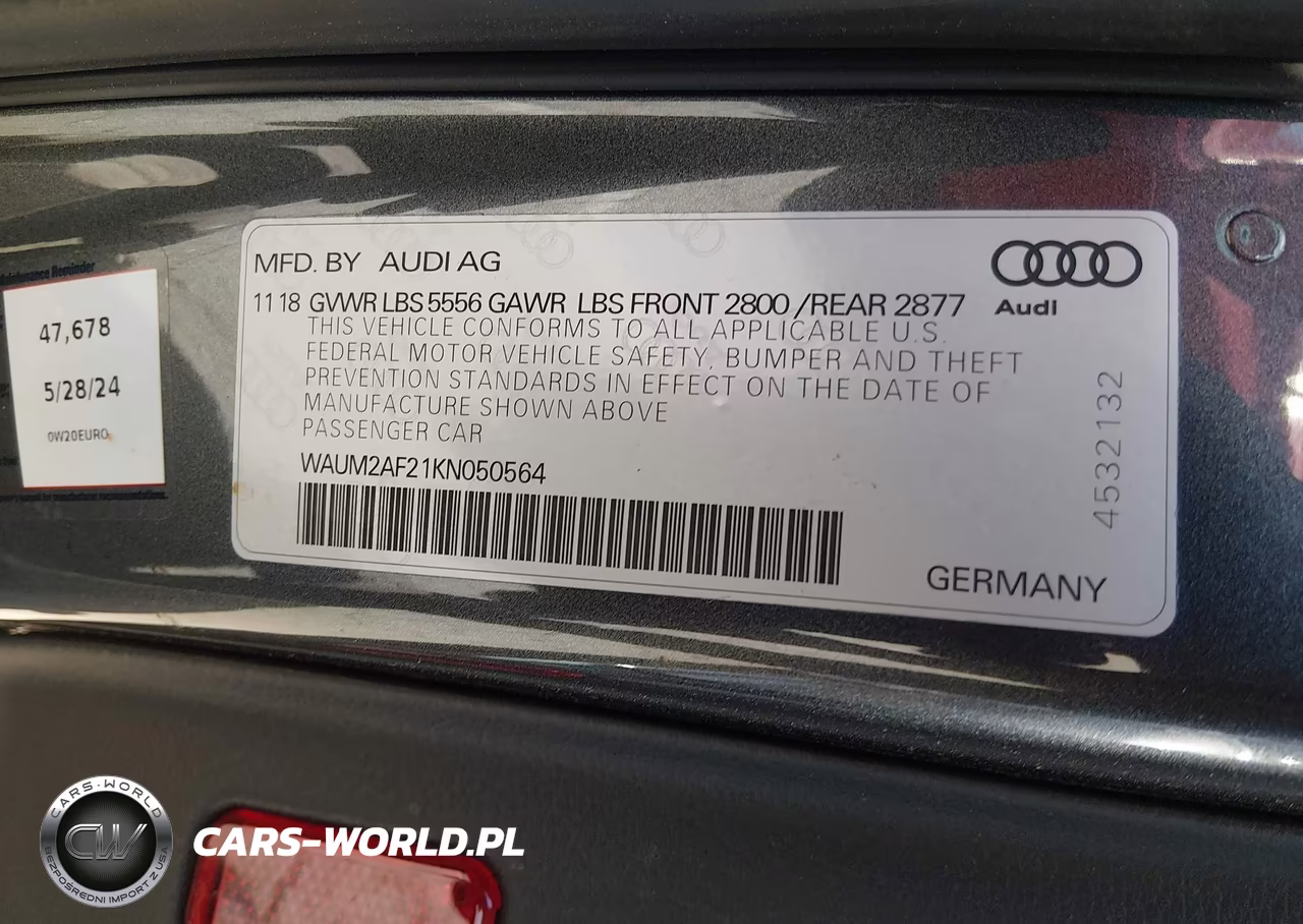 2019 Audi A6 55 Premium VIN:WAUM2AF21KN050564 - 9