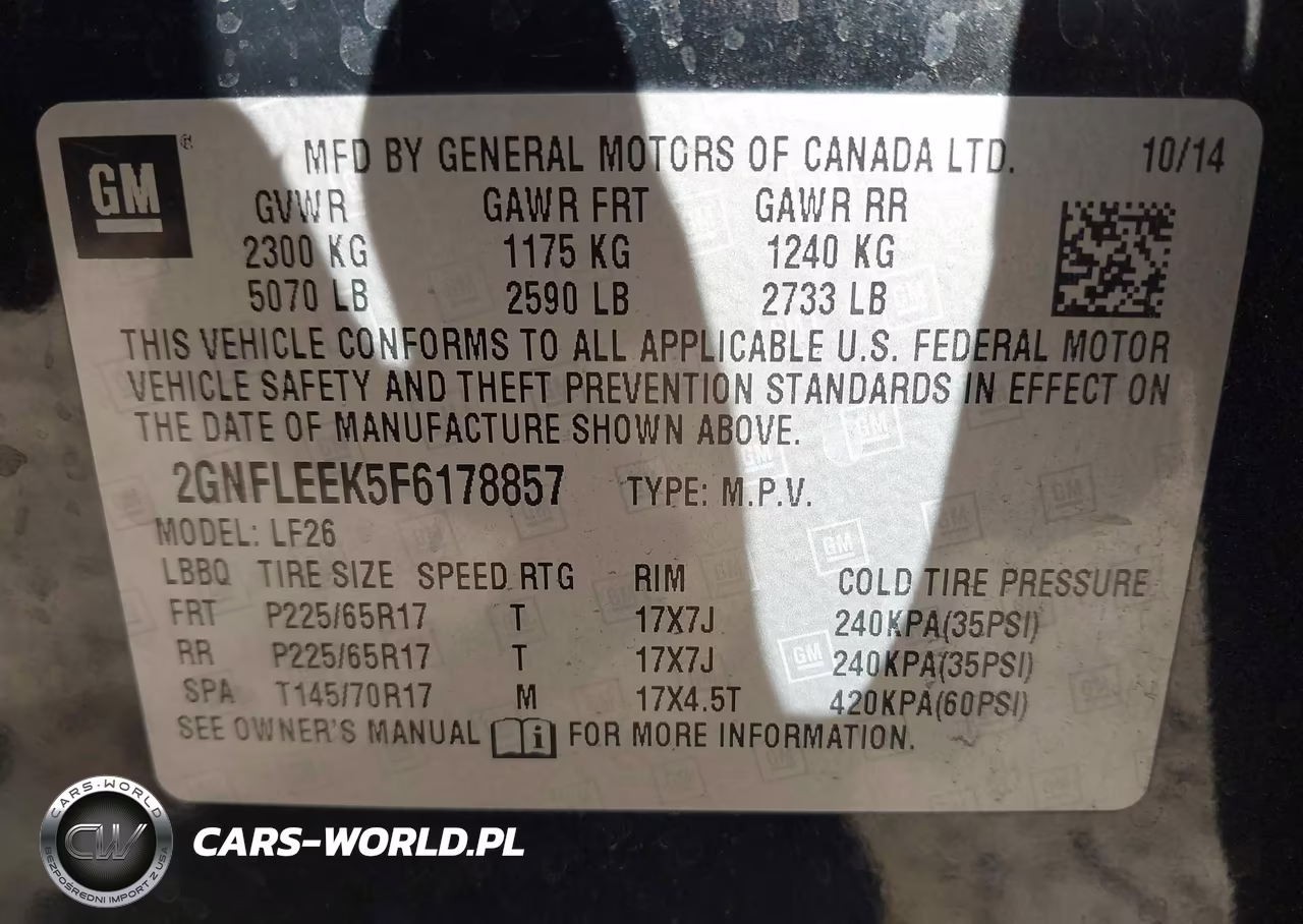 2015 Chevrolet Equinox Ls VIN:2GNFLEEK5F6178857 - 9