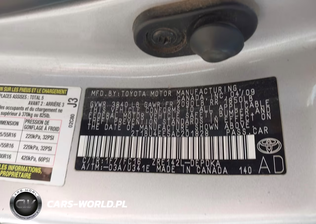 2010 Toyota Corolla Le VIN:2T1BU4EE5AC201828 - 9