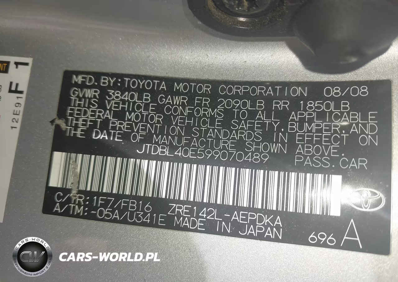 2009 Toyota Corolla Le VIN:JTDBL40E599070489 - 10