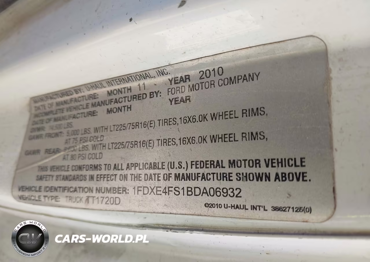 2011 Ford E-450 Cutaway VIN:1FDXE4FS1BDA06932 - 8
