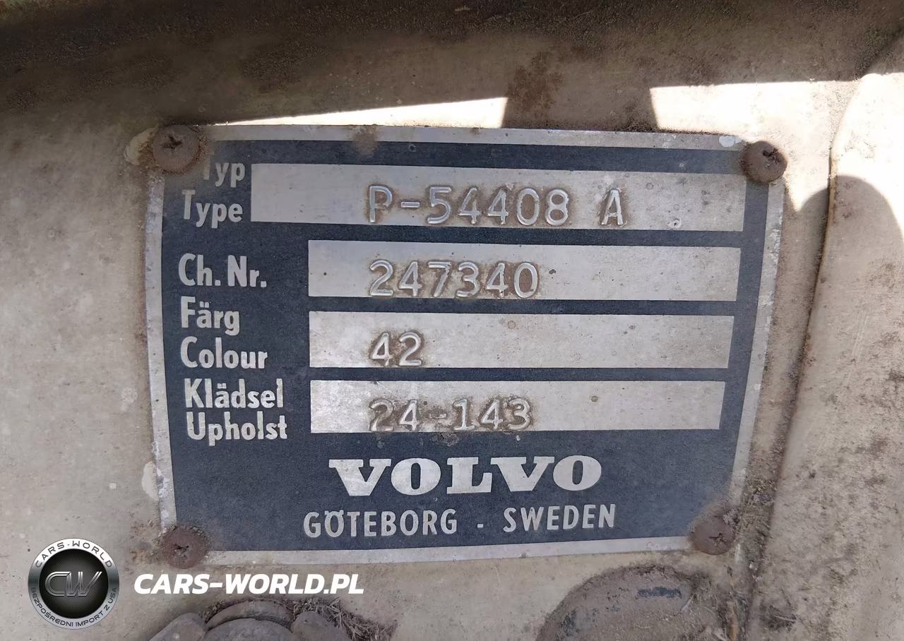 1960 Volvo Coupe VIN:247340 - 9