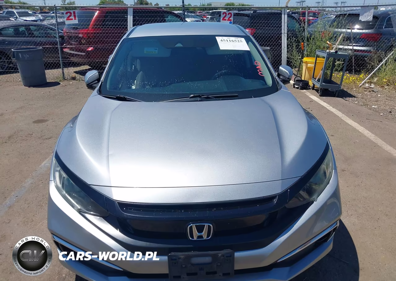 2019 Honda Civic Lx VIN:19XFC2E61KE002327 - 12