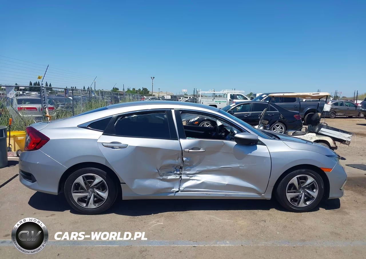 2019 Honda Civic Lx VIN:19XFC2E61KE002327 - 13