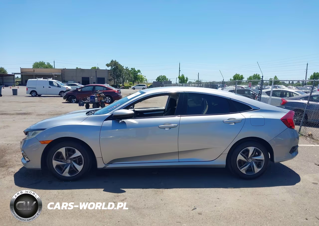 2019 Honda Civic Lx VIN:19XFC2E61KE002327 - 14