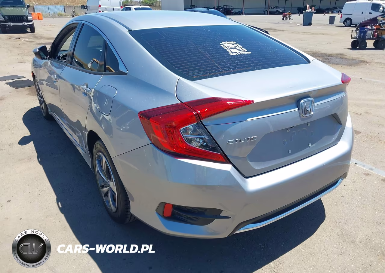 2019 Honda Civic Lx VIN:19XFC2E61KE002327 - 3