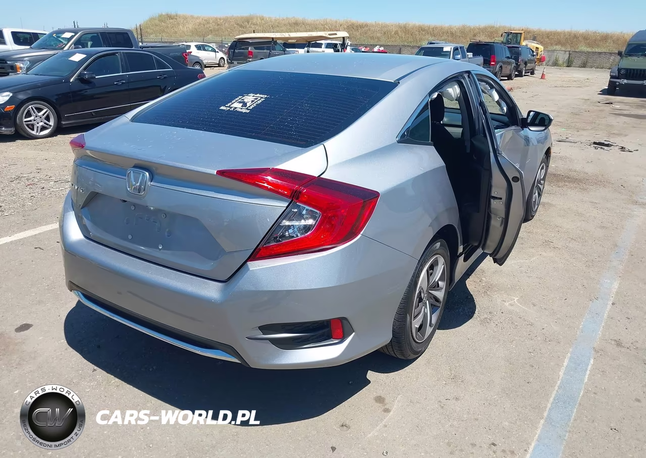 2019 Honda Civic Lx VIN:19XFC2E61KE002327 - 4
