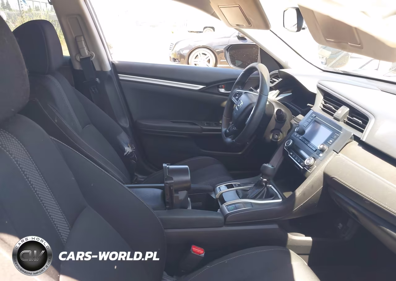 2019 Honda Civic Lx VIN:19XFC2E61KE002327 - 5