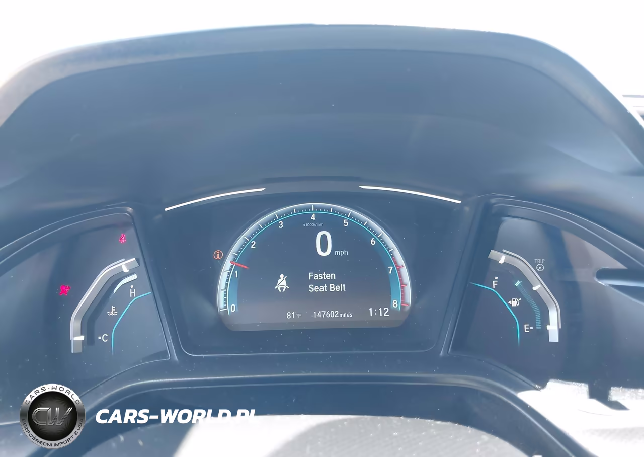 2019 Honda Civic Lx VIN:19XFC2E61KE002327 - 7