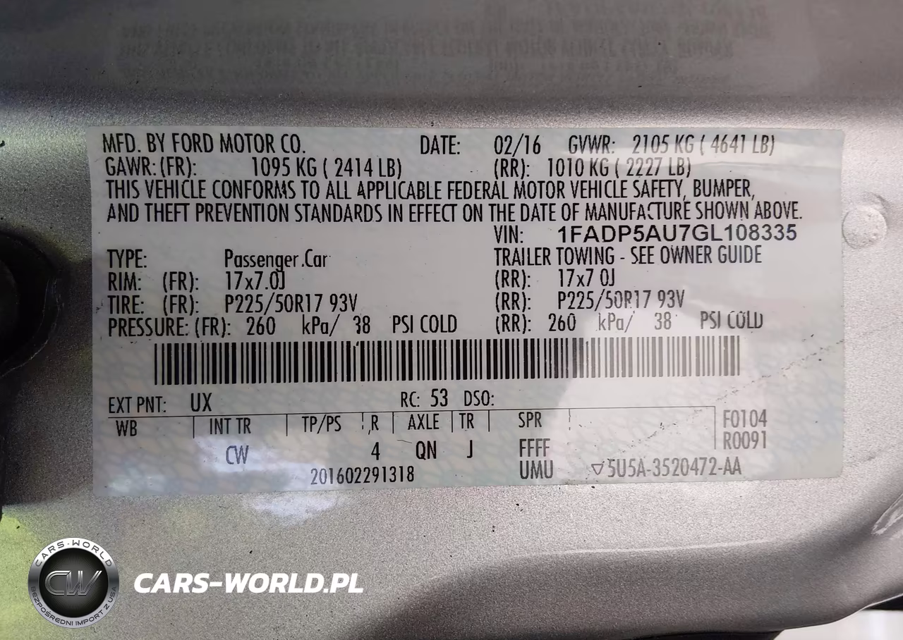 2016 Ford C-Max Hybrid Se VIN:1FADP5AU7GL108335 - 9