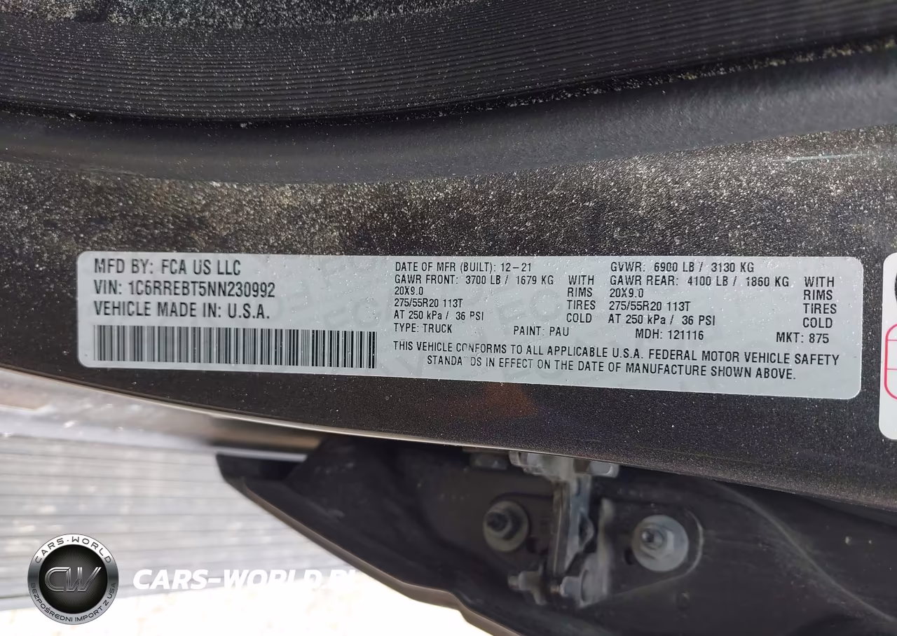 2022 Ram 1500 Lone Star 4X2 6'4 Box VIN:1C6RREBT5NN230992 - 9