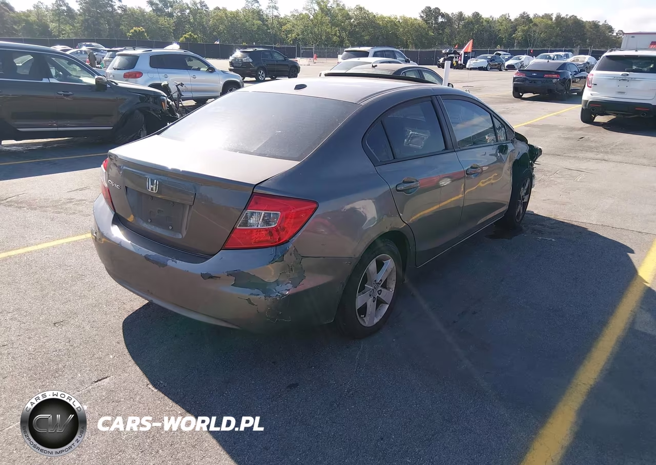 2012 Honda Civic Exl VIN:19XFB2F90CE011100 - 4