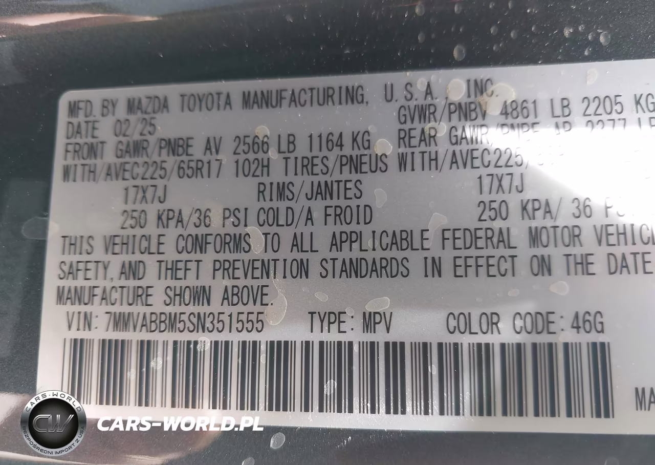 2025 Mazda Cx-50 2.5 S Preferred Package VIN:7MMVABBM5SN351555 - 9