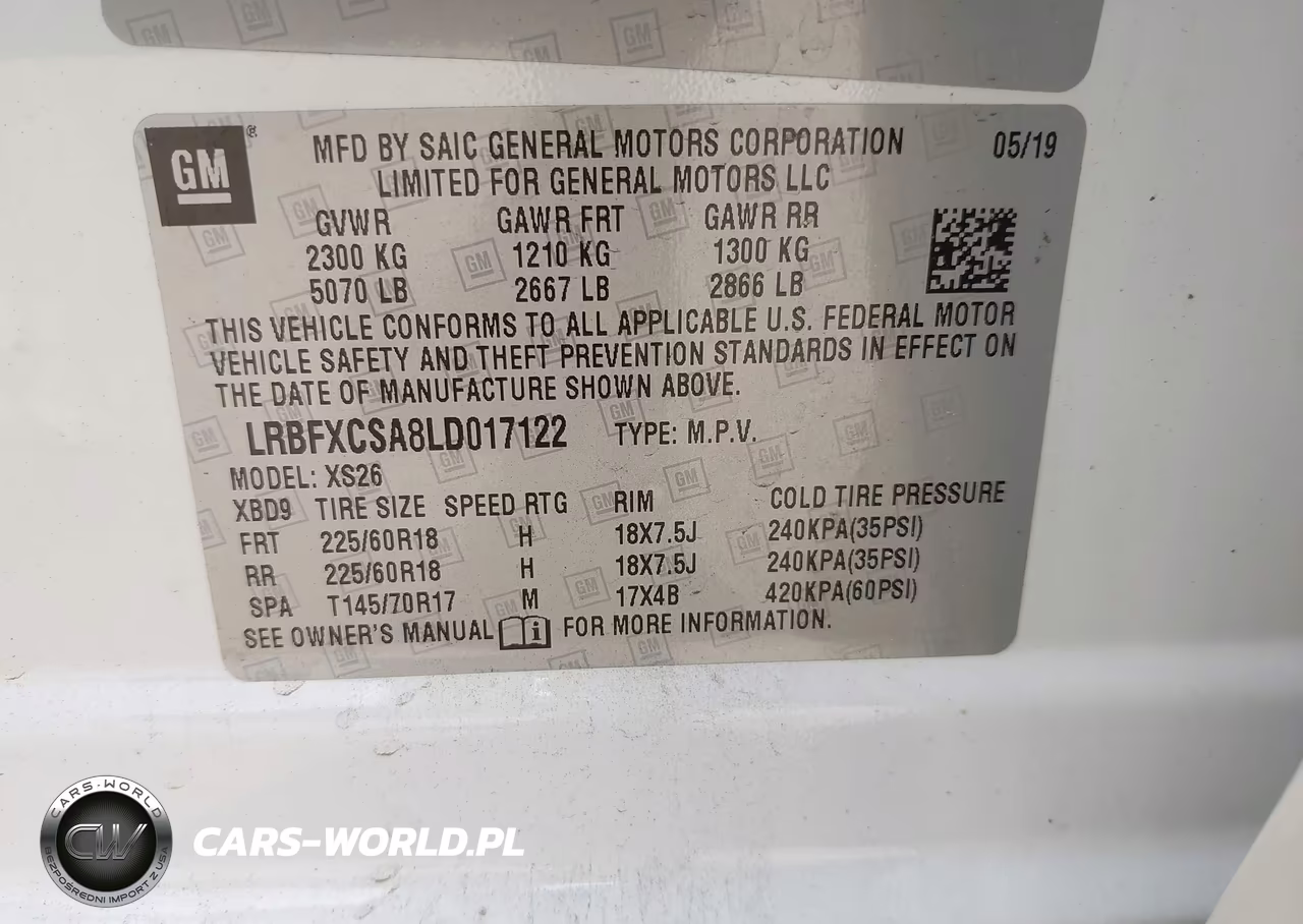 2020 Buick Envision Fwd Essence VIN:LRBFXCSA8LD017122 - 9