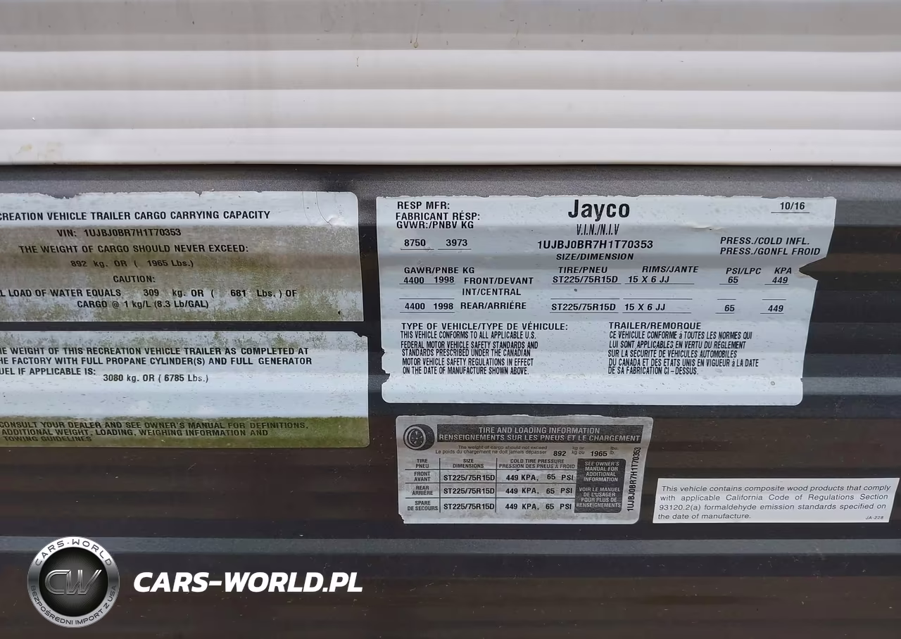 2017 Jayco Other VIN:1UJBJ0BR7H1T70353 - 9