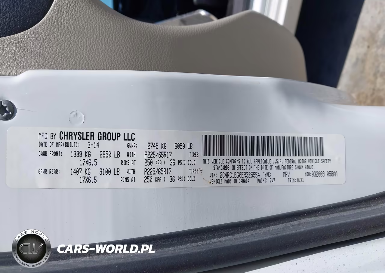 2014 Chrysler Town & Country Touring VIN:2C4RC1BG0ER325954 - 9
