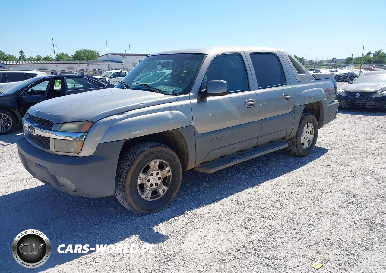 2002 Chevrolet Avalanche 1500 VIN:3GNEK13T92G288053 - 2