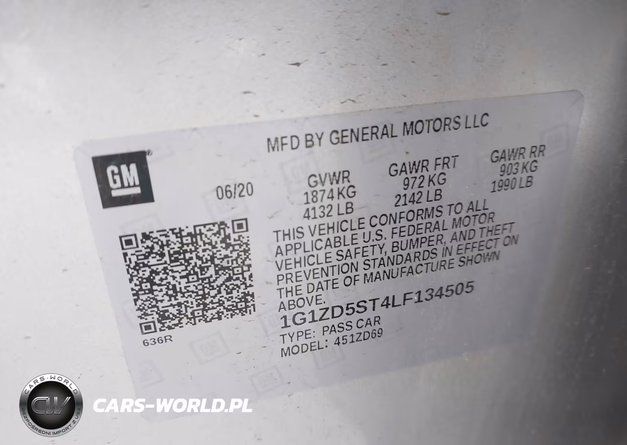 2020 Chevrolet Malibu Fwd Lt VIN:1G1ZD5ST4LF134505 - 9