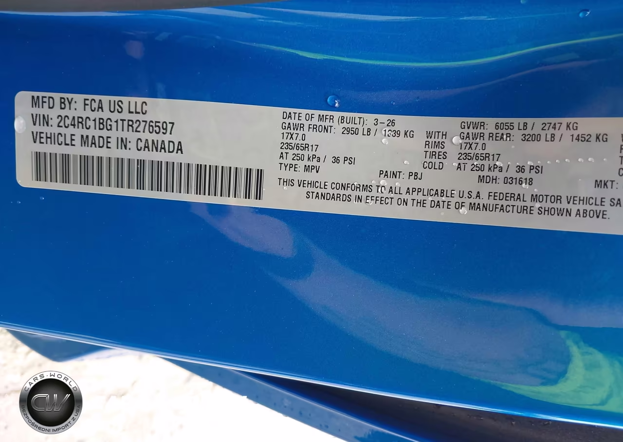 2026 Chrysler Pacifica Select VIN:2C4RC1BG1TR276597 - 9